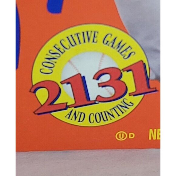 1995 Cal Ripkin Jr. Wheaties Box sealed Baseball 2132 Consecutive Games Counting - Picture 2 of 11